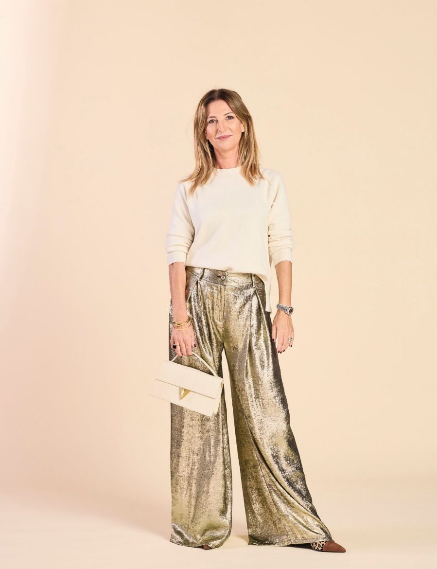 Immagine di PANTALONE LAMINATO GOLD - TENSIONE IN