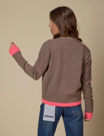 Immagine di CARDIGAN LANA CASHMERE FUXIA