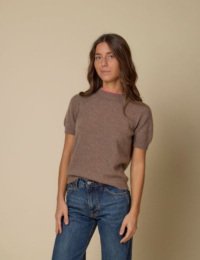 Immagine di T-SHIRT LANA CASHMERE FUXIA