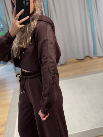 Immagine di FELPA CROP DETTAGLIO SATIN