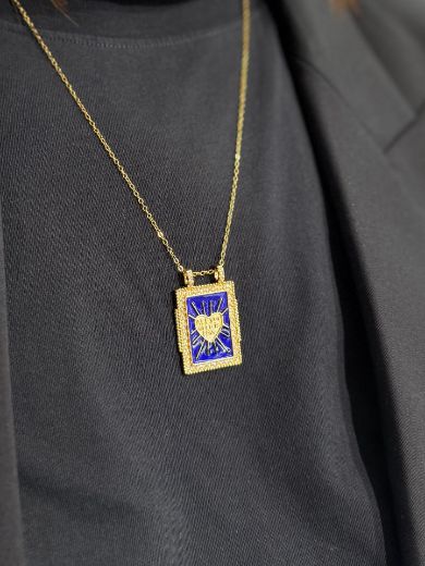 Immagine di COLLANA PLACCA CUORE