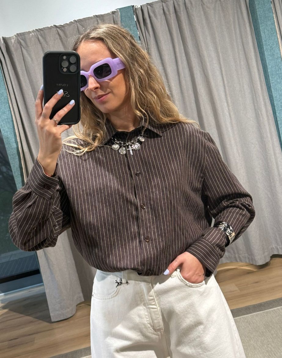 Immagine di CAMICIA OVER RIGHE