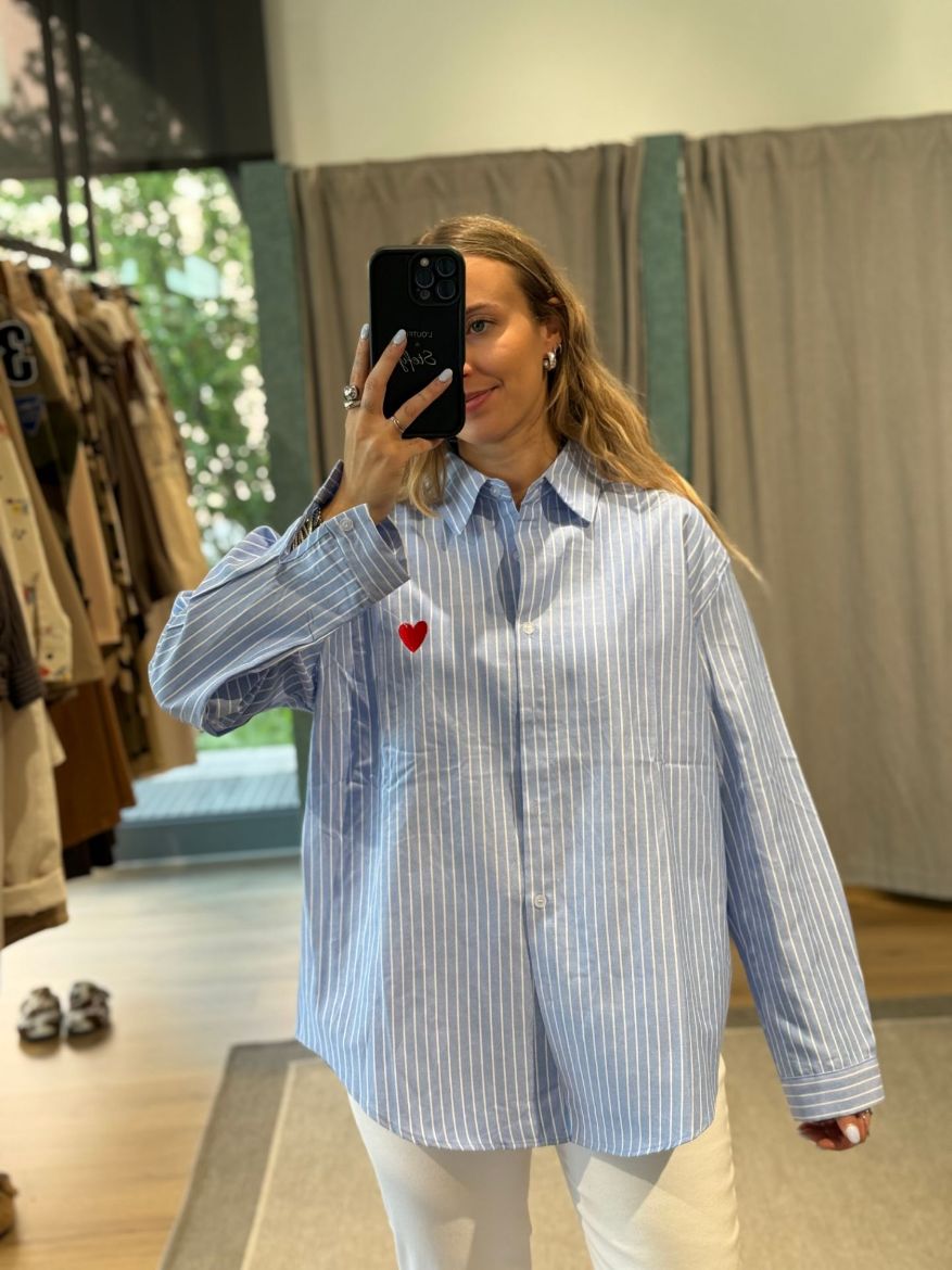 Immagine di CAMICIA STRIPES CUORE