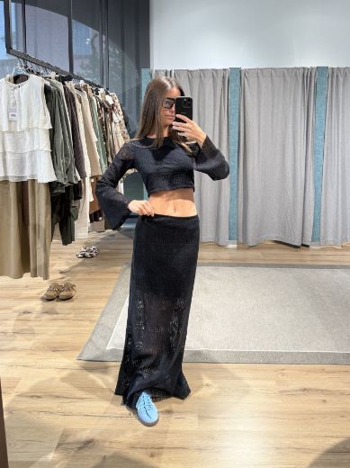 Immagine di MAGLIA CROCHET GIROCOLLO