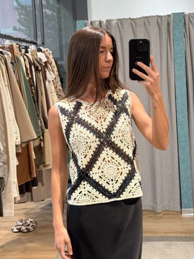 Immagine di TOP MACRAME ROMBI