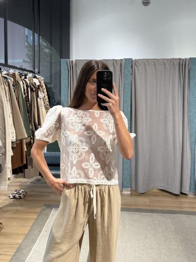 Immagine di T-SHIRT PIZZO