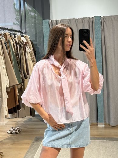 Immagine di BLUSA SCOLLO A V NODO