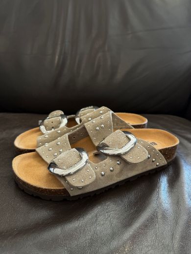Immagine di CIABATTA THESIS SCAMOSCIATA TAUPE