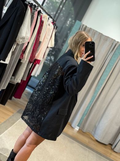 Immagine di BLAZER OVER RETE MICROPAILLETTES