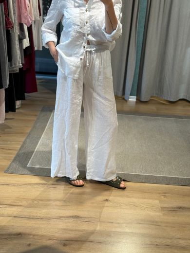 Immagine di PANTALONE LINO ELASTICO