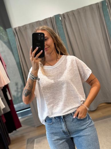 Immagine di T-SHIRT 100% LINO