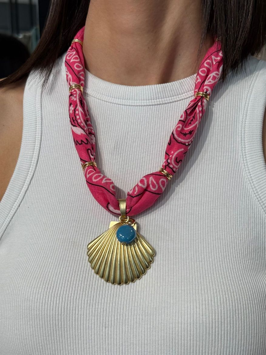 Immagine di COLLANA BANDANA CONCHIGLIA