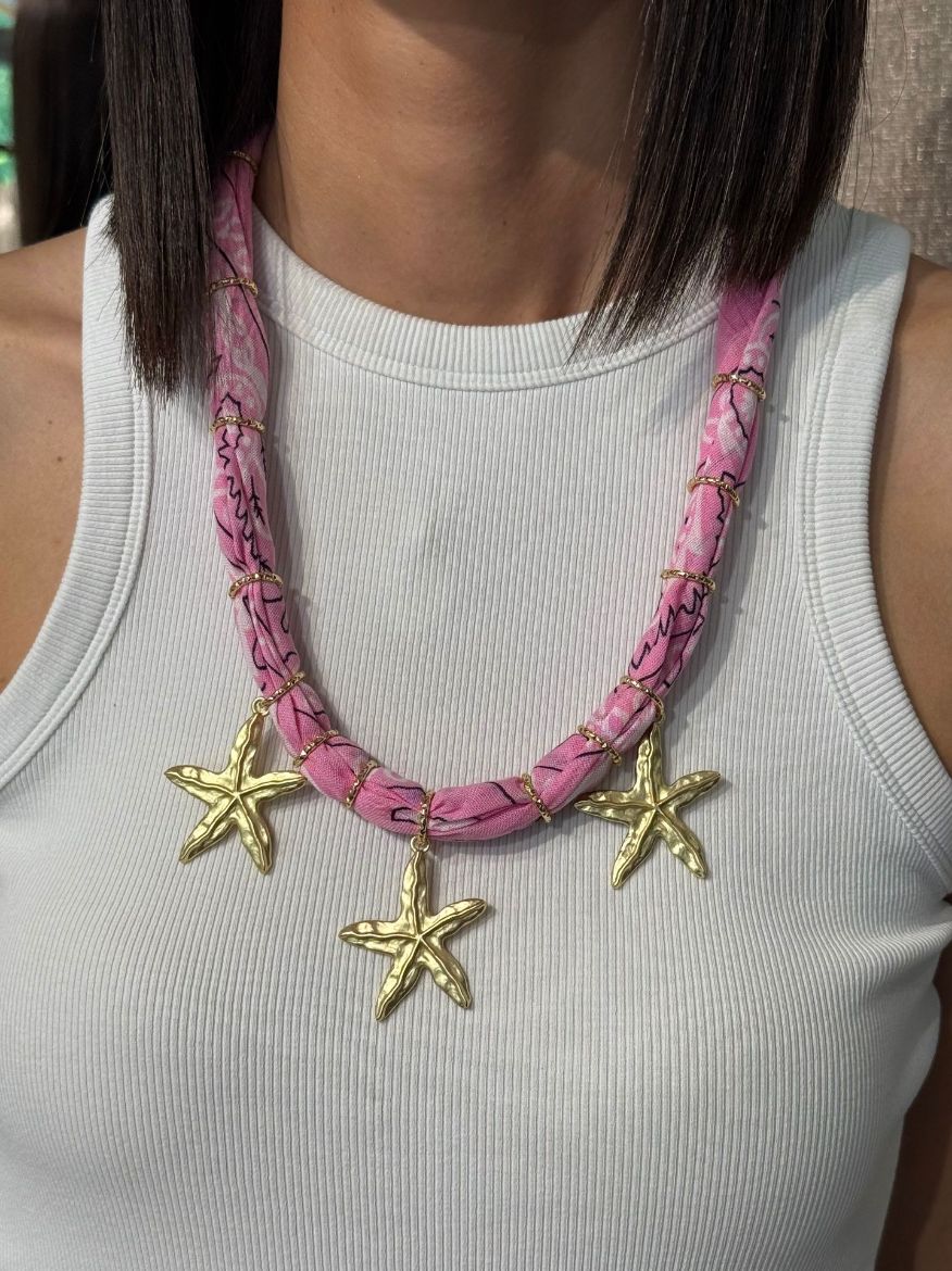 Immagine di COLLANA BANDANA STELLE MARINE