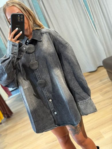 Immagine di CAMICIA DENIM BOTTONI