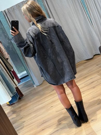 Immagine di CAMICIA DENIM BOTTONI