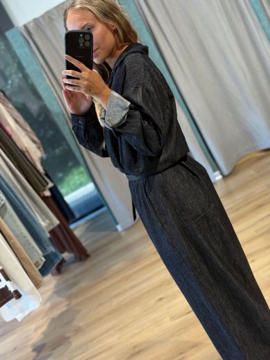 Immagine di TUTA JEANS CON CINTURA