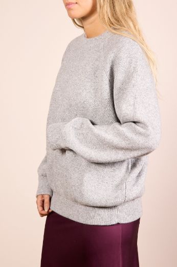 Immagine di MAGLIONE MISTO LANA/CASHMERE - Disponibile in NERO, MARRONE, GRIGIO, BORDEAUX