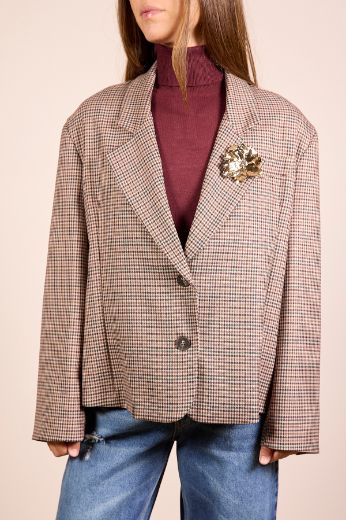 Immagine di GIACCA OVER CORTA CHECK