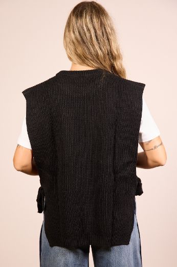 Immagine di GILET IN MAGLIA LACCI