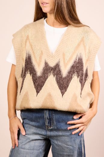 Immagine di GILET LUREX CHEVRON