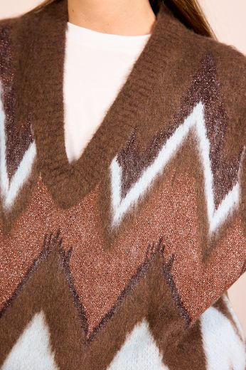 Immagine di GILET LUREX CHEVRON