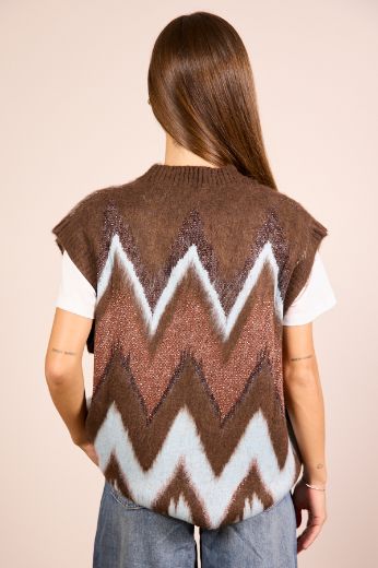 Immagine di GILET LUREX CHEVRON