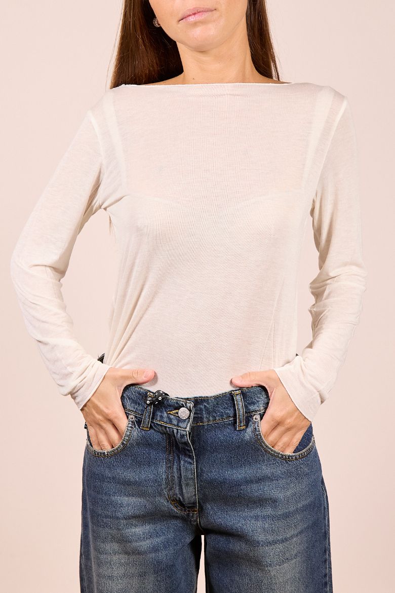 Immagine di MAGLIA MANICA LUNGA MISTO CASHMERE