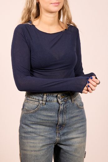 Immagine di MAGLIA MANICA LUNGA MISTO CASHMERE