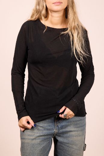Immagine di MAGLIA MANICA LUNGA MISTO CASHMERE