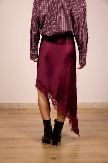 Immagine di GONNA SATIN PIZZO OBLIQUE