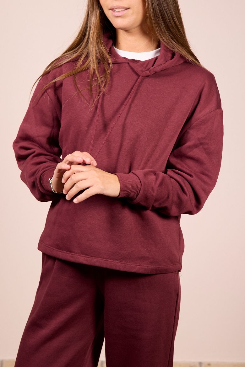 Immagine di FELPA CHILLI - Disponibile in VERDE, BORDEAUX, BLU, MARRONE