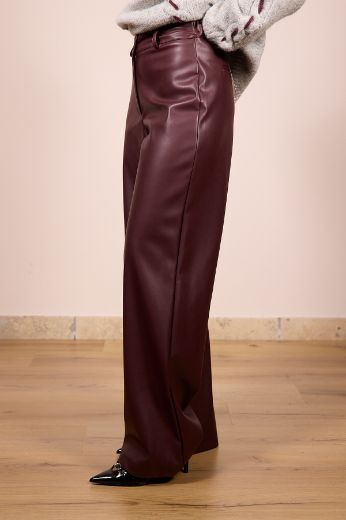 Immagine di PANTALONE DRITTO SIMILPELLE