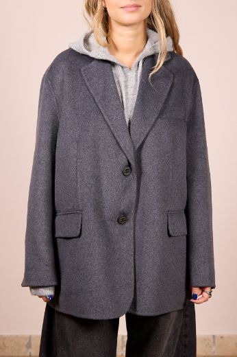 Immagine di CAPPOTTO CORTO - Disponibile in BLU, MARRONE, GRIGIO