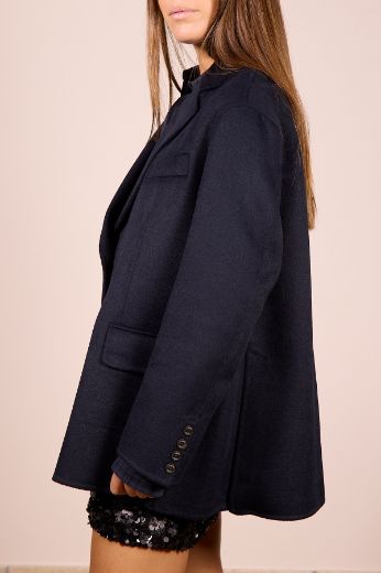 Immagine di CAPPOTTO CORTO - Disponibile in BLU, MARRONE, GRIGIO