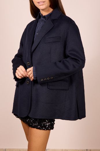 Immagine di CAPPOTTO CORTO - Disponibile in BLU, MARRONE, GRIGIO