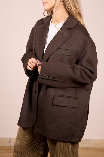 Immagine di CAPPOTTO CORTO - Disponibile in BLU, MARRONE, GRIGIO