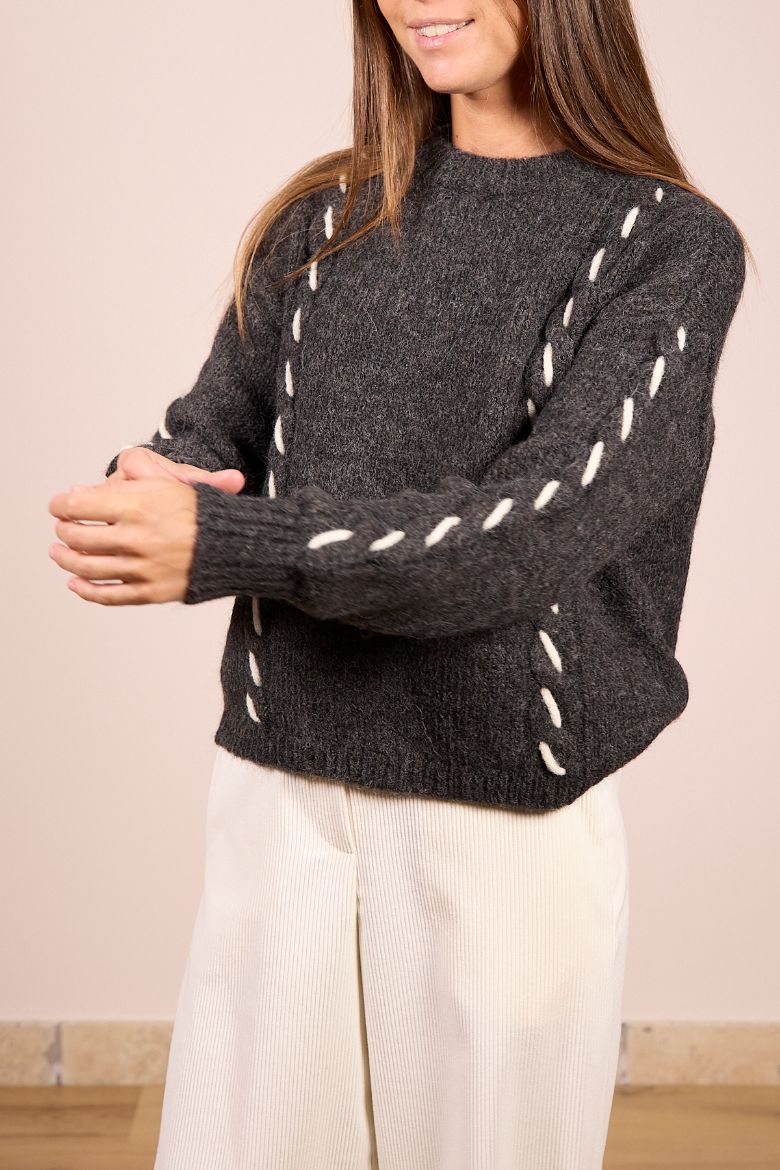 Immagine di PULLOVER LINA TRECCE