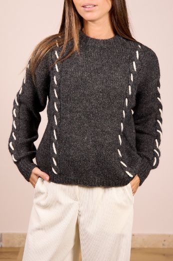 Immagine di PULLOVER LINA TRECCE