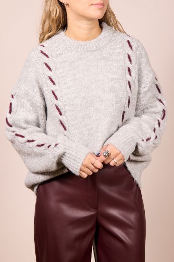 Immagine di PULLOVER LINA TRECCE