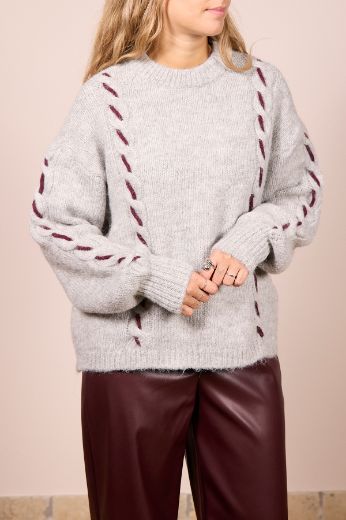 Immagine di PULLOVER LINA TRECCE