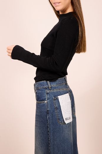 Immagine di MAGLIA COSTINE - Disponibile in PANNA, NERO, GRIGIO