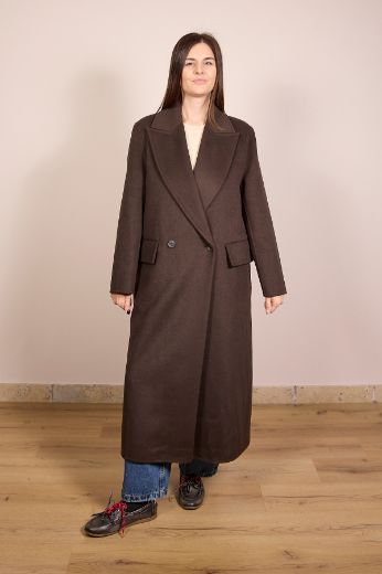 Immagine di CAPPOTTO LUNGO HANDMADE ICON - Disponibile in MARRONE, GRIGIO, TORTORA