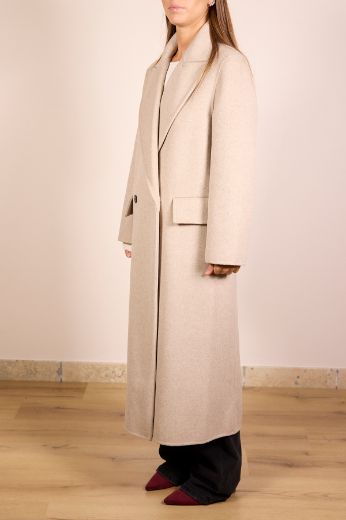 Immagine di CAPPOTTO LUNGO HANDMADE ICON - Disponibile in MARRONE, GRIGIO, TORTORA