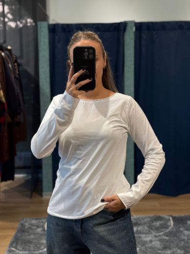Immagine di MAGLIA MANICA LUNGA SCOLLO BARCHETTA