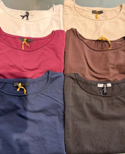 Immagine di MAGLIA MANICA LUNGA SCOLLO BARCHETTA