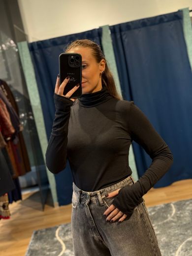 Immagine di MAGLIA LANA MODAL DOLCEVITA - Disponibile in NERO, MARRONE, GRIGIO