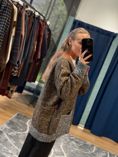 Immagine di CARDIGAN AMY BOTTONI ARANCIO