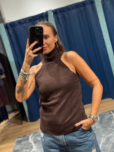 Immagine di GILET LUPETTO TWIN - Disponibile in NERO, MARRONE