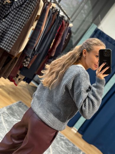 Immagine di MAGLIONE SCALDA CUORE - Disponibile in GRIGIO, BORDEAUX