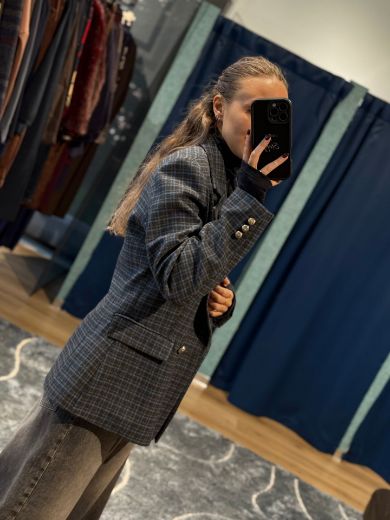 Immagine di GIACCA SFIANCATA GRIGIO/AZZURRO